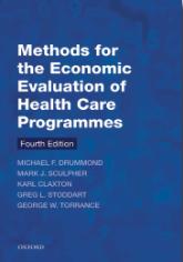 Methods for the Economic Evaluation of Health Care Programmes book cover