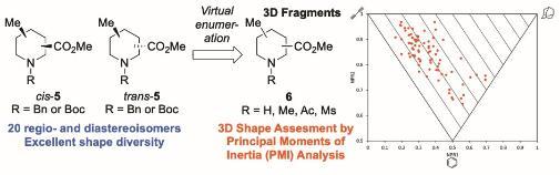 Exploration of piperidine 3D fragment chemical space: synthesis and 3D shape analysis of fragments derived from 20 regio- and diastereoisomers of methyl substituted pipecolinates