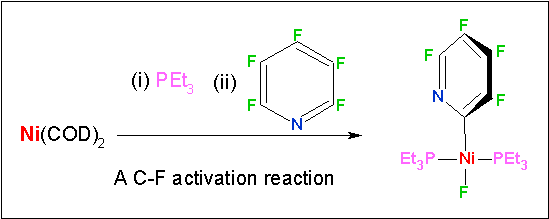 A C-F activation reaction