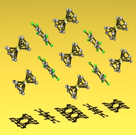 A stacking charge-transfer complex Cr(C6H6)2.C6F6