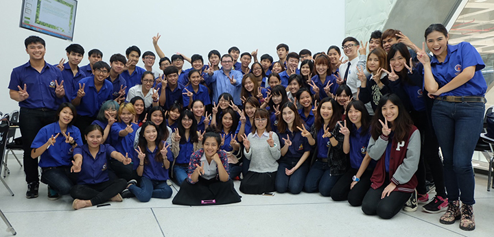 Class photo with Andy Hunt