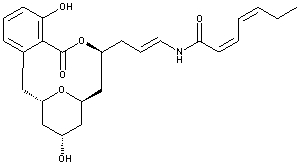 The chemical structure of apicularen A