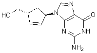 The chemical structure of trans-carbovir