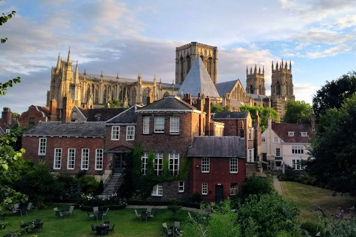 Gray's Court Hotel, York, viewed from the City Walls. Photo credit Graham Daniels.