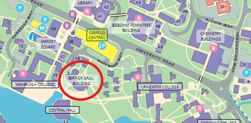 Berrick Saul location on campus 