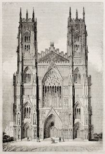 Print of York Minster