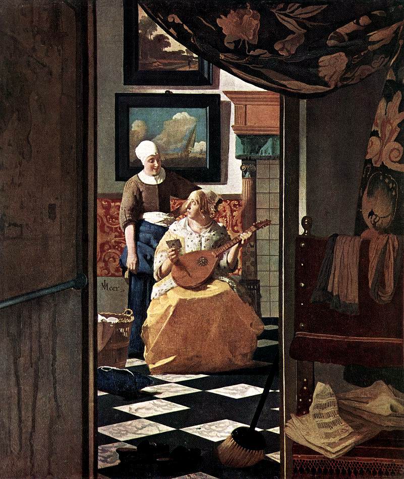 Vermeer The Love Letter for Epistolary Cultures March 2016
