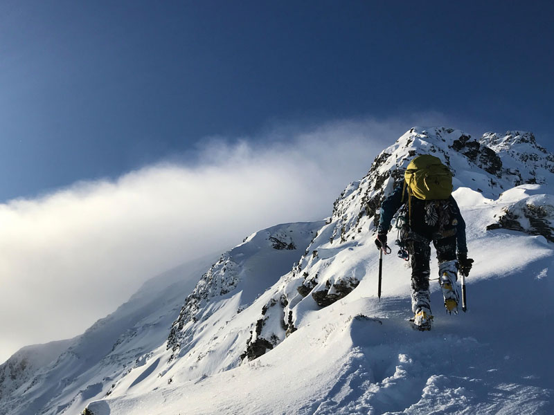 Image of mountaineer, courtesy of Fabian Seymour