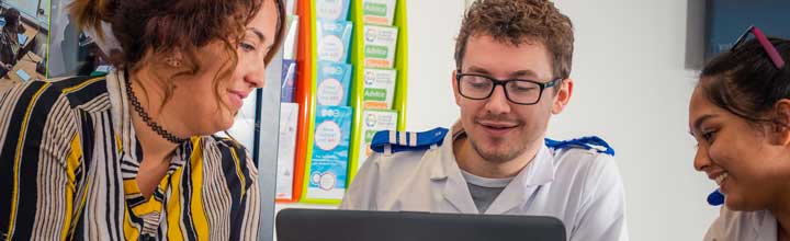 Nursing students in the Department of Health Sciences