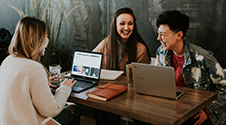 Group of people at a table