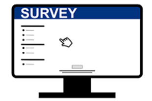 Image showing computer screen with survey on it