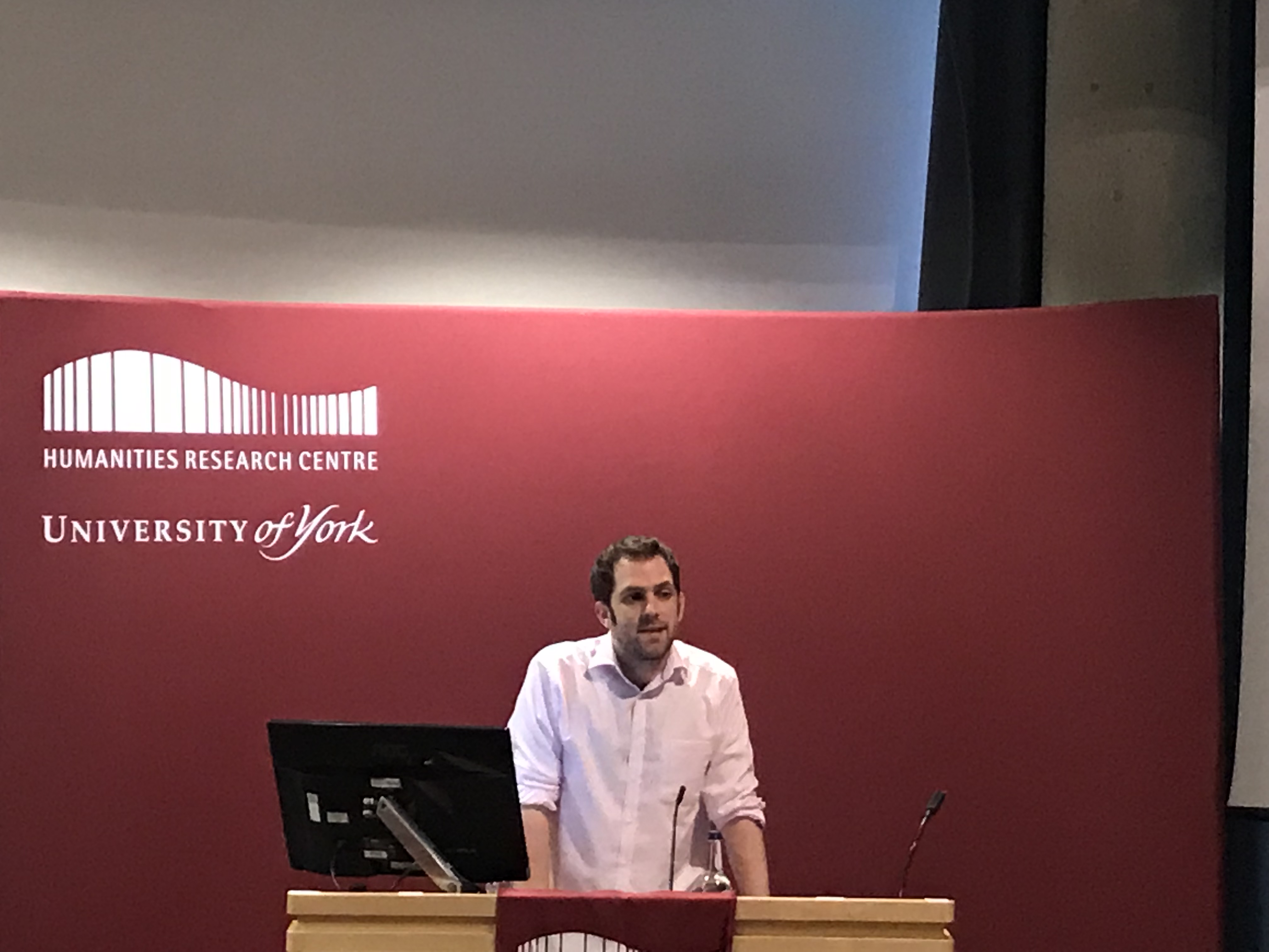 Dr Jon Howlett delivers his talk