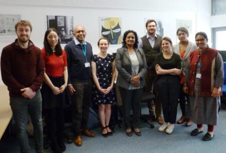 Dr Somatunga meets staff and students of the Department of History’s Centre for Global Health Histories