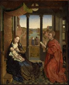 Rogier van der Weyden, St Luke Drawing the Virgin, c. 1435 (Boston, Museum of Fine Art)