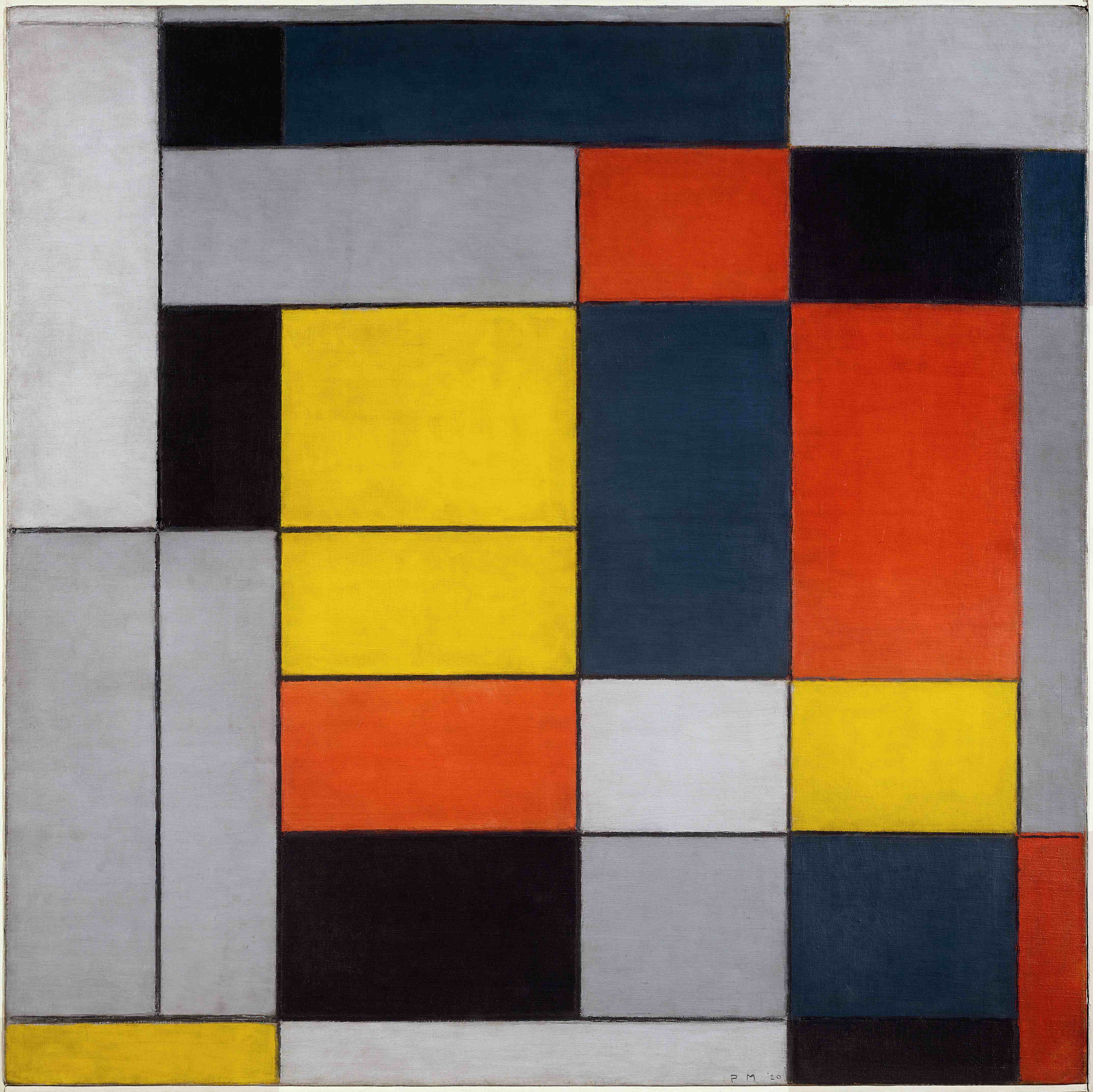 Obra De Piet Mondrian - EDULEARN