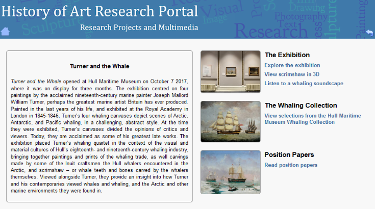 History of Art Research Portal- Turner
