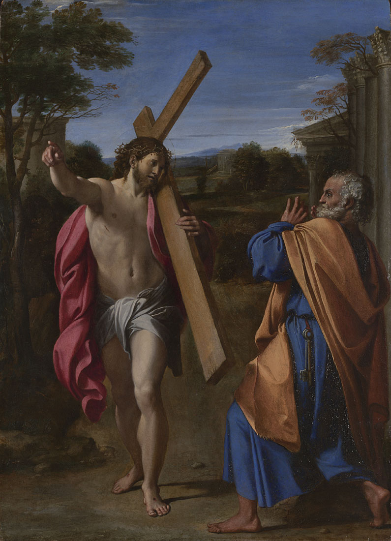 Domine quo vadis, Annibale Carracci c1603, National Gallery