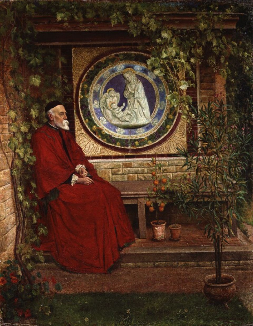 Louis Reid Deuchars, George Frederic Watts, after a photograph by George Andrews, 1899, oil on canvas, NPG 5223

© National Portrait Gallery