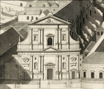 Royal Convent of Discalced Carmelite Nuns, Brussels, Facade of Convent Church, C.1625