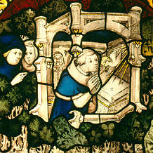 Detail of St William window, York Minster