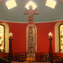 Ruthwell Cross in Ruthwell Church, Dumfriesshire