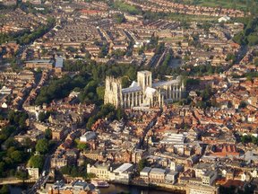 York aerial view