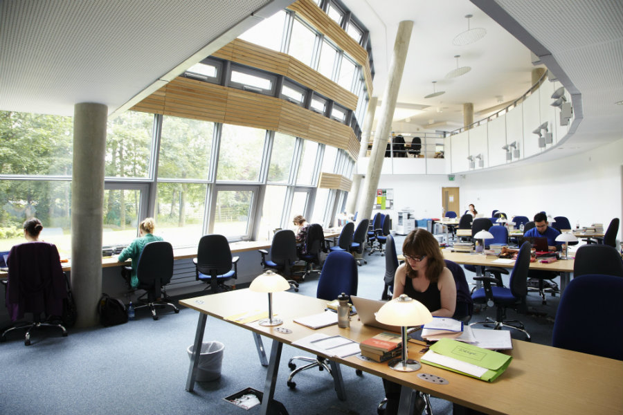 Image: Postgraduate study area