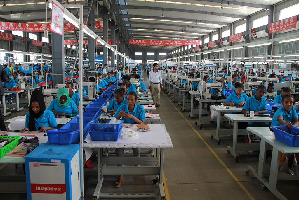 2015-Huajian shoe factory in the Eastern Industrial Zone in Ethiopia