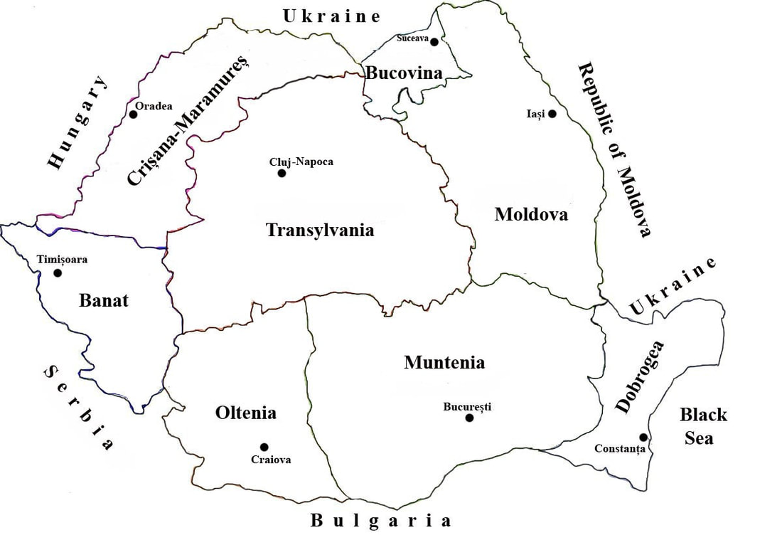Historical Provinces of Romania