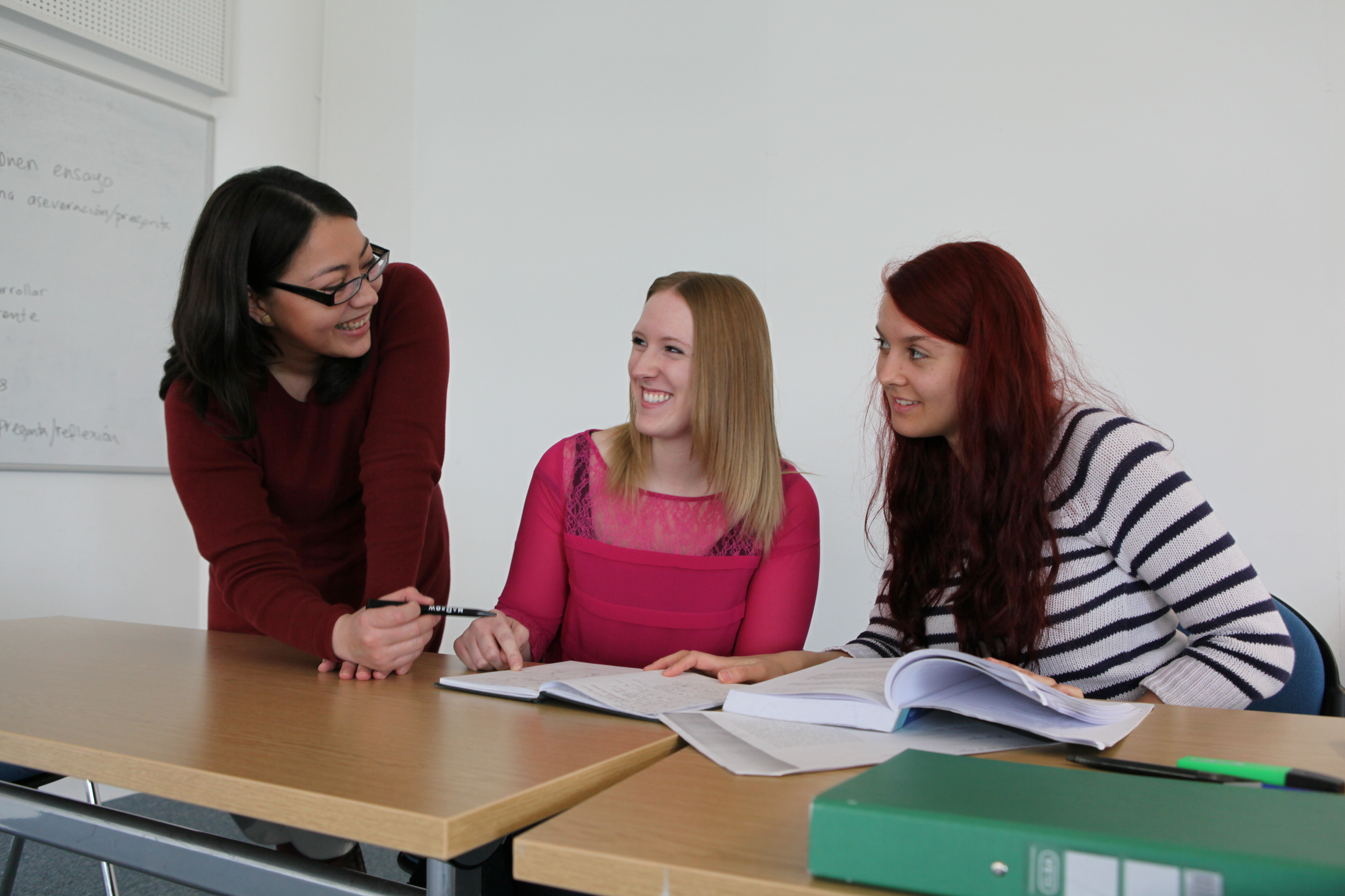 Language and Linguistic Science students in classroom