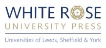 Logo for the White Rose University Press (WRUP), launched by the universities of Leeds, Sheffield, and York in January 2016.