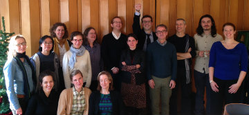 The Archiving the City research team with Sharon MacDonald and her CARMAH group (Centre for Anthropological Research on Museums and Heritage) at the Humboldt-Universität zu Berlin