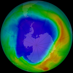Ozone Layer 2013. Image credit: NASA