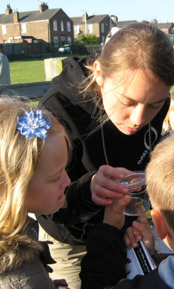 Sarah working with Poppleton Road Primary School, York