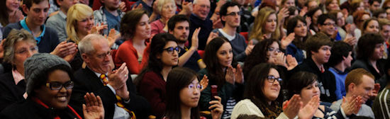 Open lecture audience 550