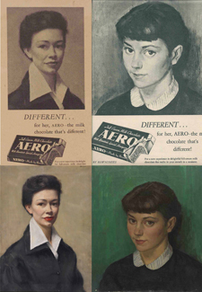 Rowntree's Aero advert images c1950, By permission of Nestlé UK