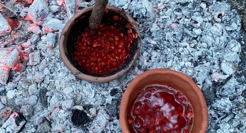 Hunter Making Food Hunter-gatherers cooked complex plant and meat dishes earlier than ...