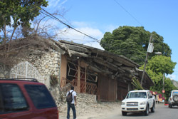 Port au Prince, Haiti, after the 2010 earthquake - photographed by University of York IT Manager Andrew Bettany during a visit to the city when he delivered computer training as part of the recovery efforts 