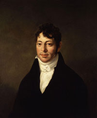Grimaldi in portrait by John Cawse, 1807