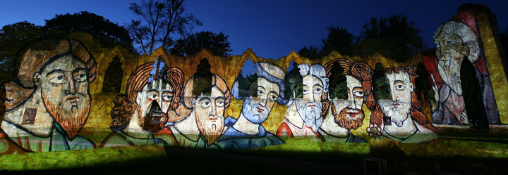 Illuminating York 2008, Museum Gardens