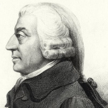 Adam Smith (bap. 16 June 1723 – died 17 July 1790) a Scottish moral philosopher and a pioneer of political economics, widely cited as the father of modern economics