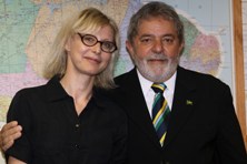 Louise Haagh and President of Brazil, Luiz Inácio Lula da Silva