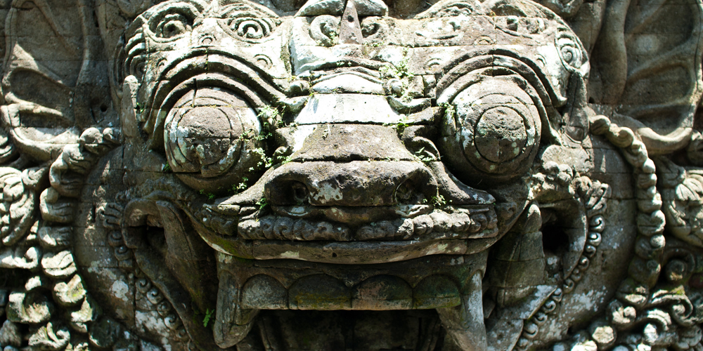 Barong - mythological lion-like creature from Indonesia. Photo courtesy of Dr Colleen Morgan