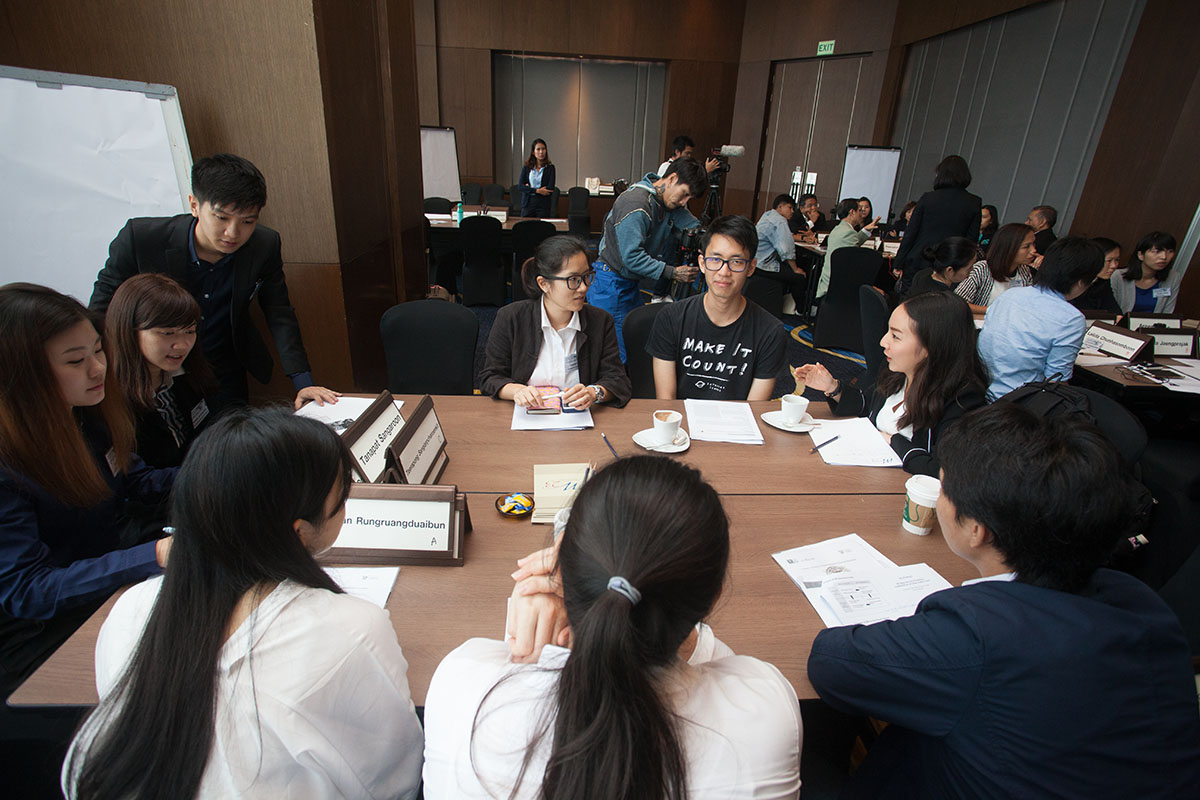 Group work during the event