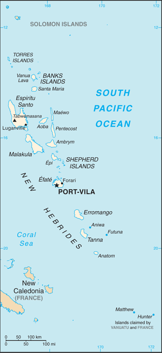 Map of islands