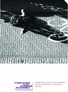 Achieving low carbon and sustainable transport systems in Yorkshire and Humber