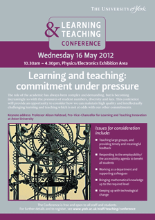 Conference 2012 poster