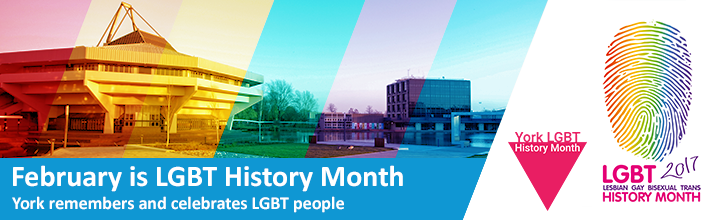 February is LGBT History Month. York remembers and celebrates LGBT people.