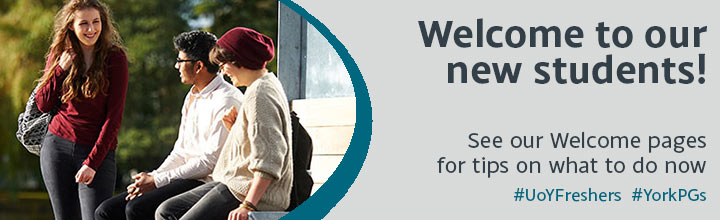 Welcome to our new students! See our Welcome pages for what to do now.