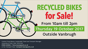 Recycled bike sale on Thursday 19 October